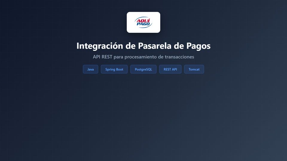 Integración con Aquí Pago