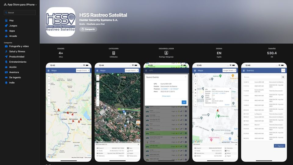 App HSS Rastreo Satelital en App Store